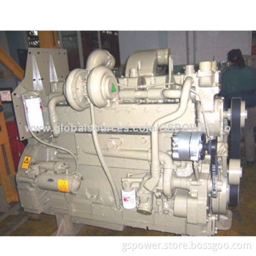 24V electric motor starters, in-line, 6 cylinders,turbocharged marine engine for generator